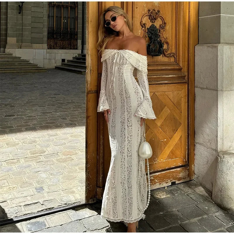 White Long Dress